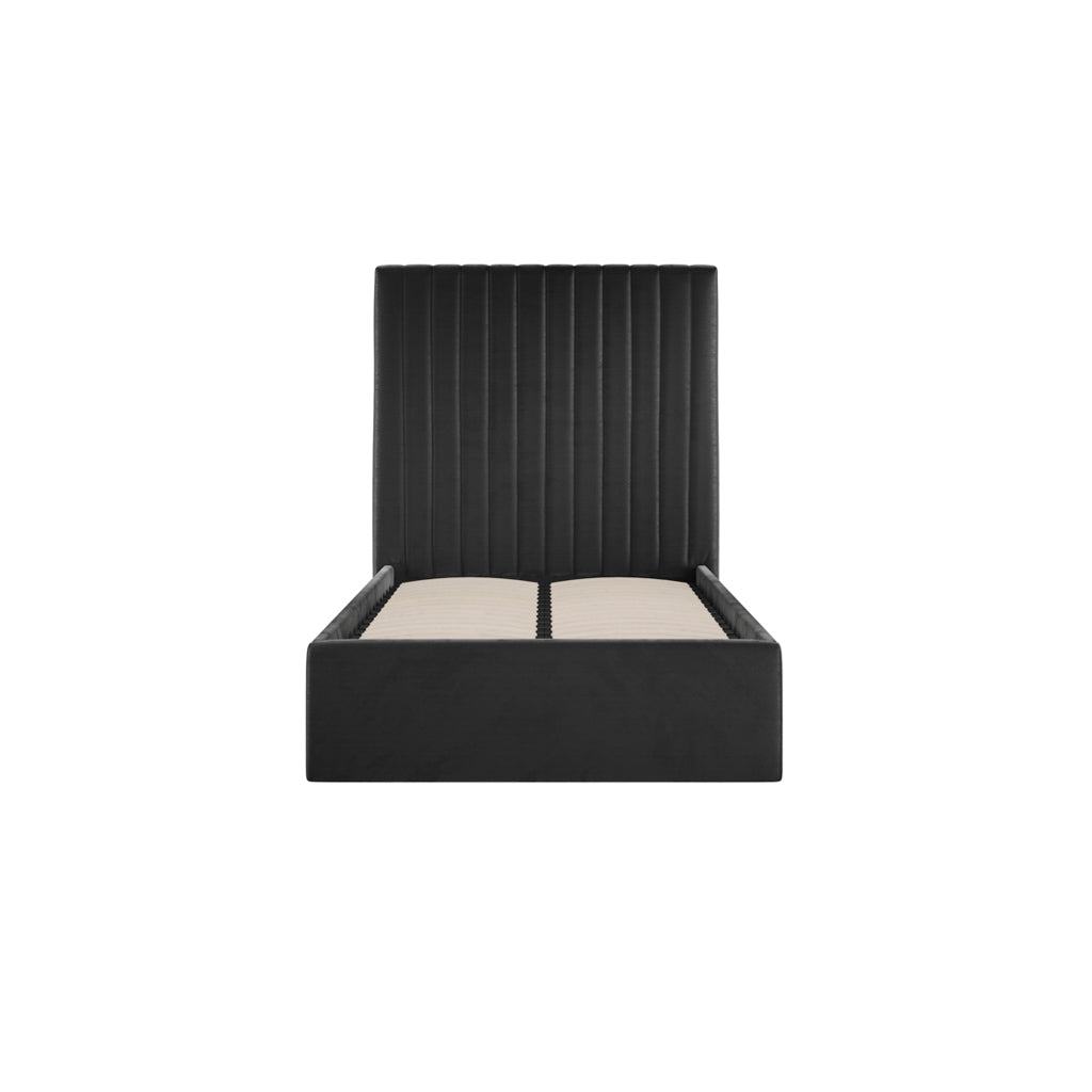 Berlin Black Tall Single Bed