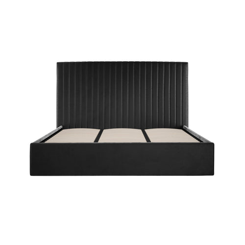 Berlin Black Tall Super King Bed