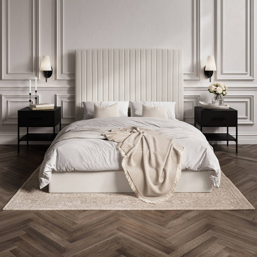 Berlin Milk Tall Super King Bed