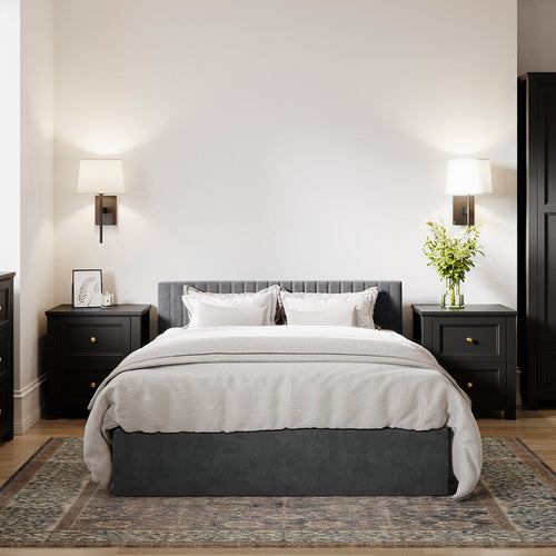 Berlin Silver King Bed