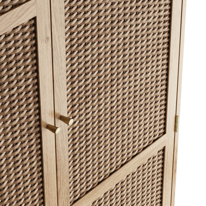 Bordeaux Oak 2 Door Wardrobe