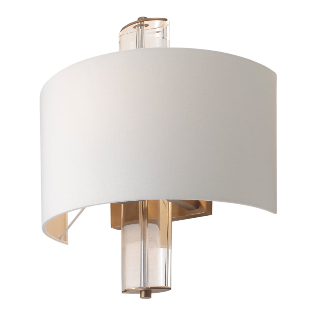 Briar Antique Brass Finish Wall Lamp