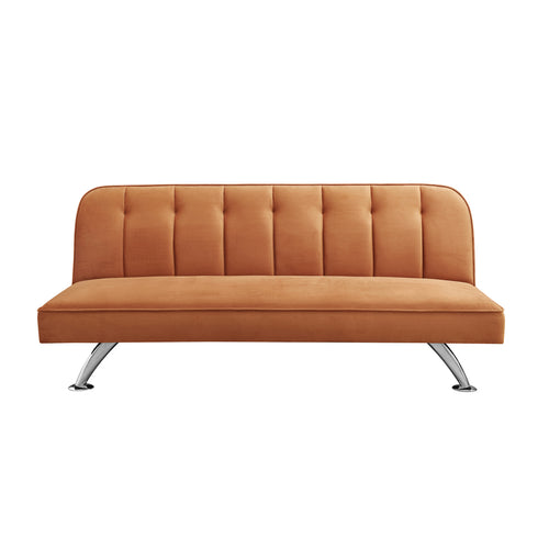 Brighton Orange Sofa Bed