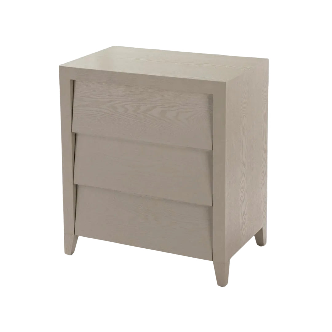 Brio Ceramic Grey Finish Chest of Drawers