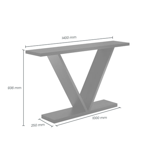 Five Console Table Black