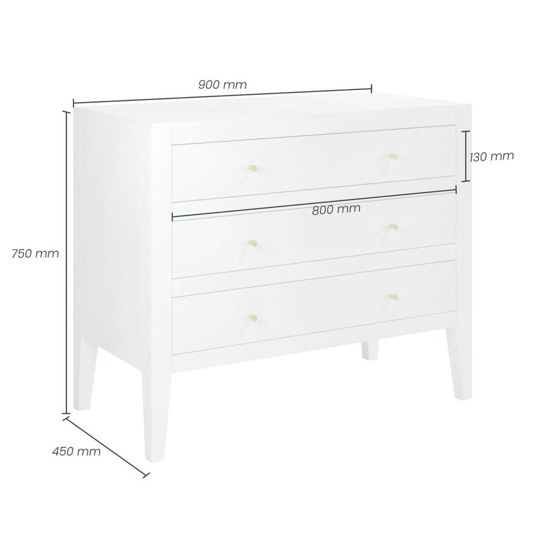 Alton Chest of Drawers White