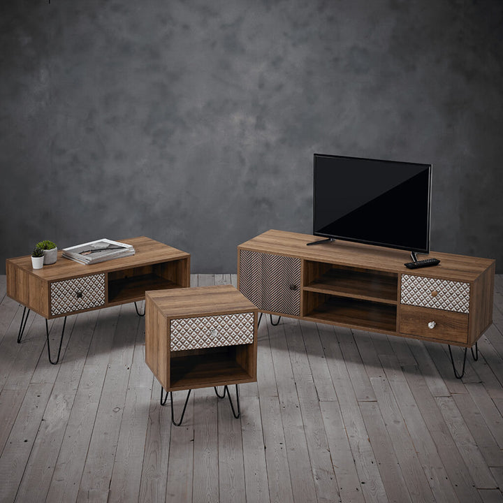Casablanca Dark Oak Side Table