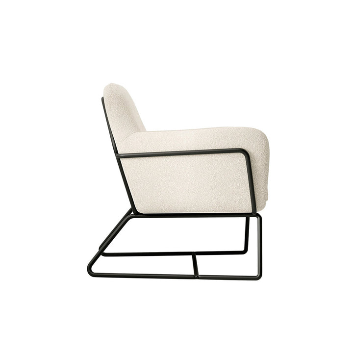 Charles Ivory Boucle Chair