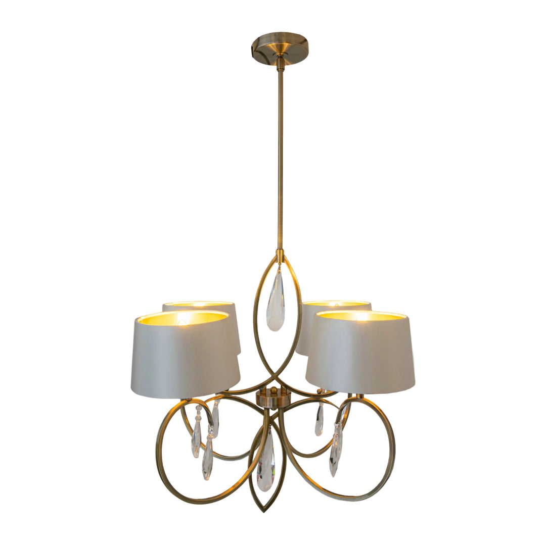 Cygnus 4 Arm Chandelier