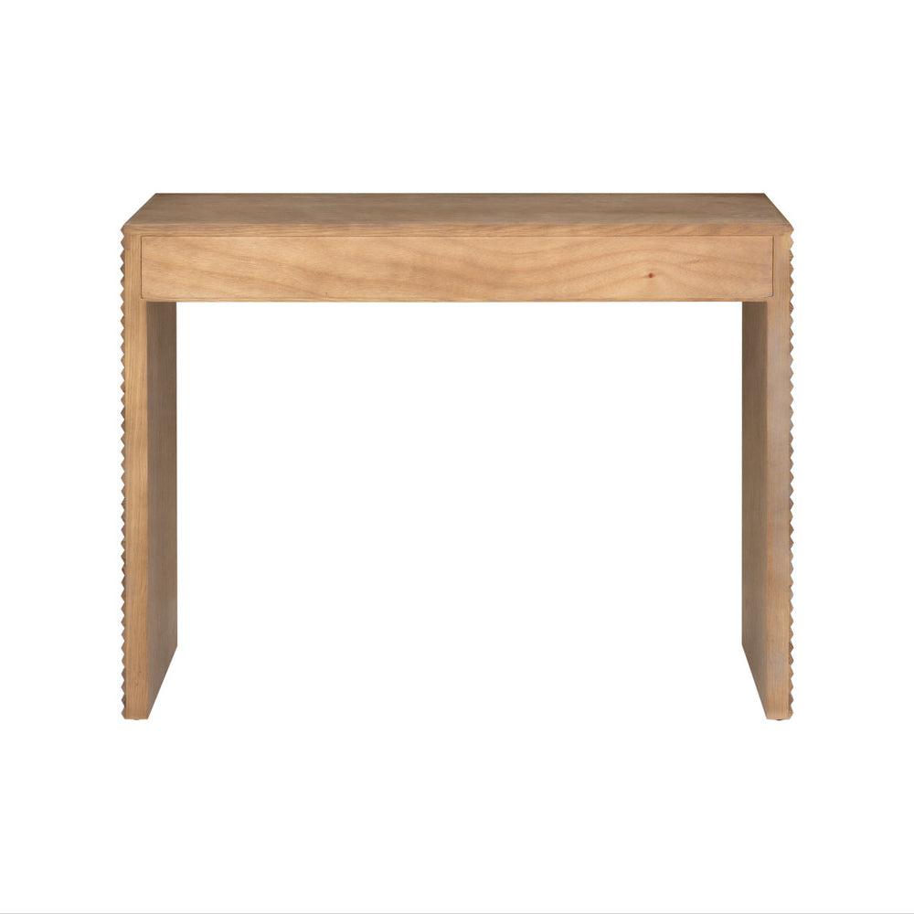 Wickham Desk Oak Ribbed