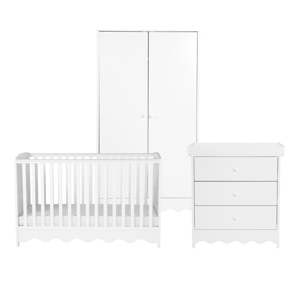 Dancer 3 Piece Room Set White