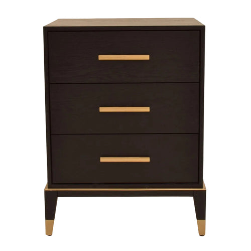 Delta 3 drawer Side Table