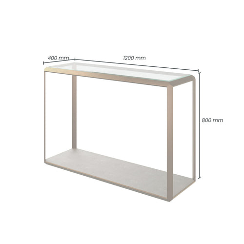 Elmley Console Table Grey