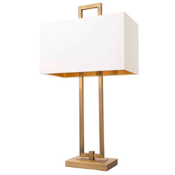 Ember Antique Brass Finish Table Lamp