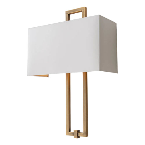 Ember Antique Brass Finish Wall Lamp
