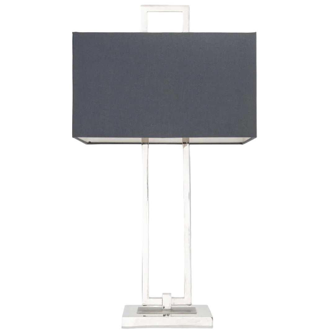 Ember Nickel Finish Table Lamp