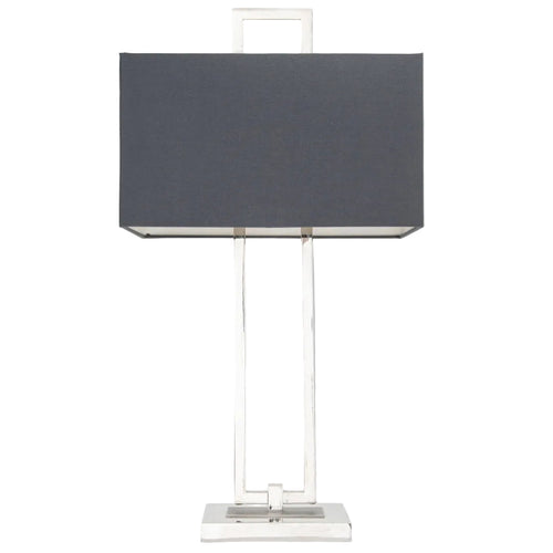 Ember Nickel Finish Table Lamp