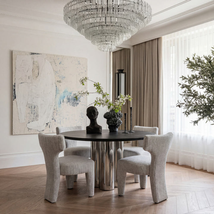 Fallon Beige Marl Chair