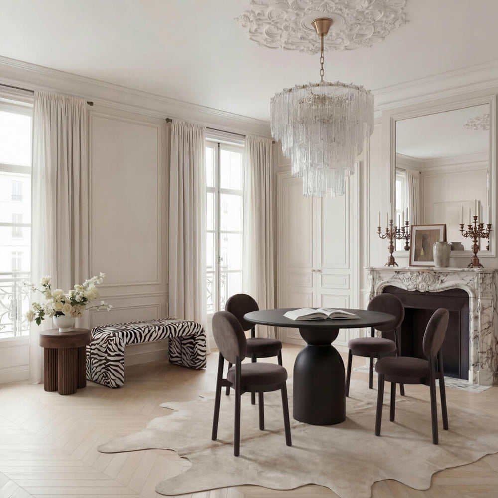 Gaia Black Dining Table