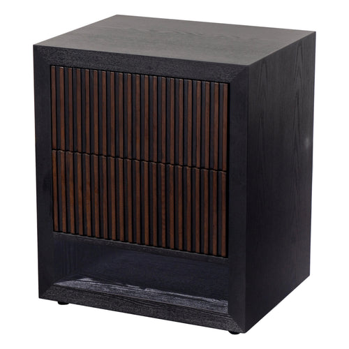 Grove 2 Drawer Chocolate Side Table
