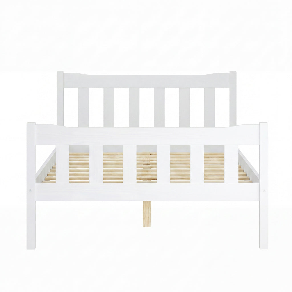 Havana White King Bed