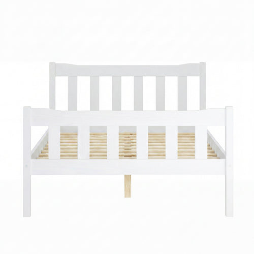 Havana White King Bed