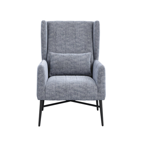 Henley Navy Herringbone Chair