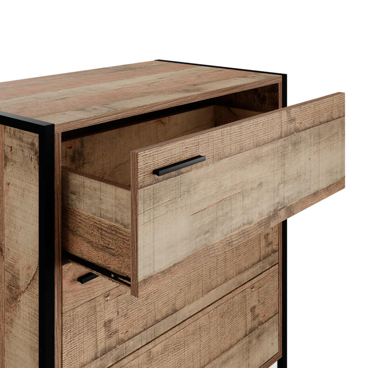 Hoxton Distressed Oak Effect Chest of Drawers