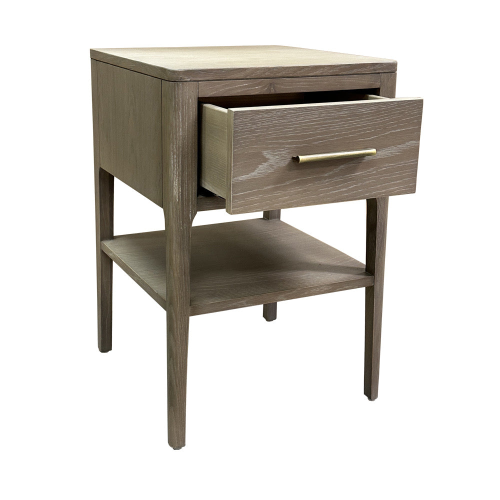 Abberley Bedside Table One Drawer Oak