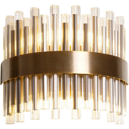 Ives Antique Brass Wall Lamp