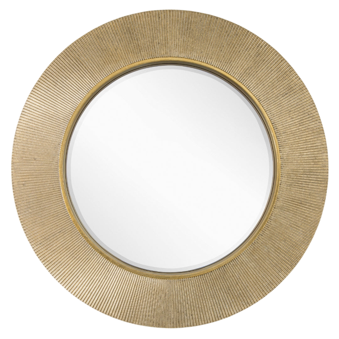 Jade Gold Finish Wall Mirror