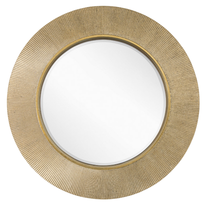Jade Gold Finish Wall Mirror