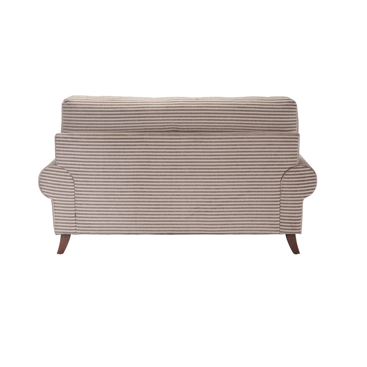 Kent Charcoal Stripe 2 Seater Sofa