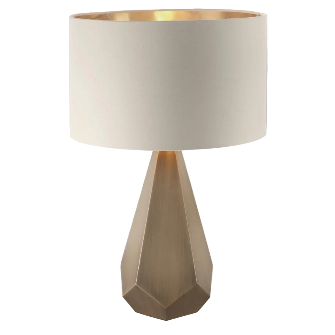 Lance Antique Brass Table Lamp