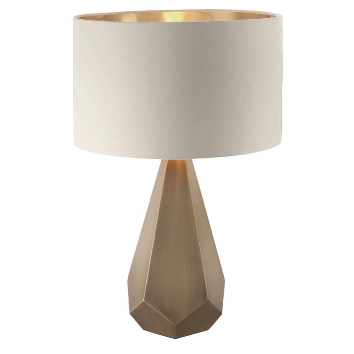 Lance Antique Brass Table Lamp
