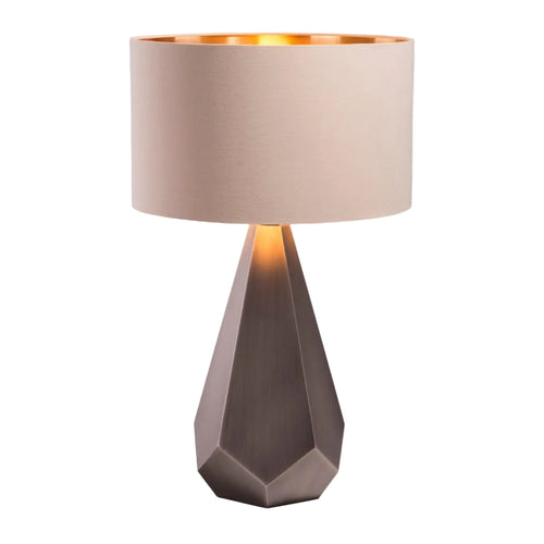 Lance Gunmetal Finish Table Lamp
