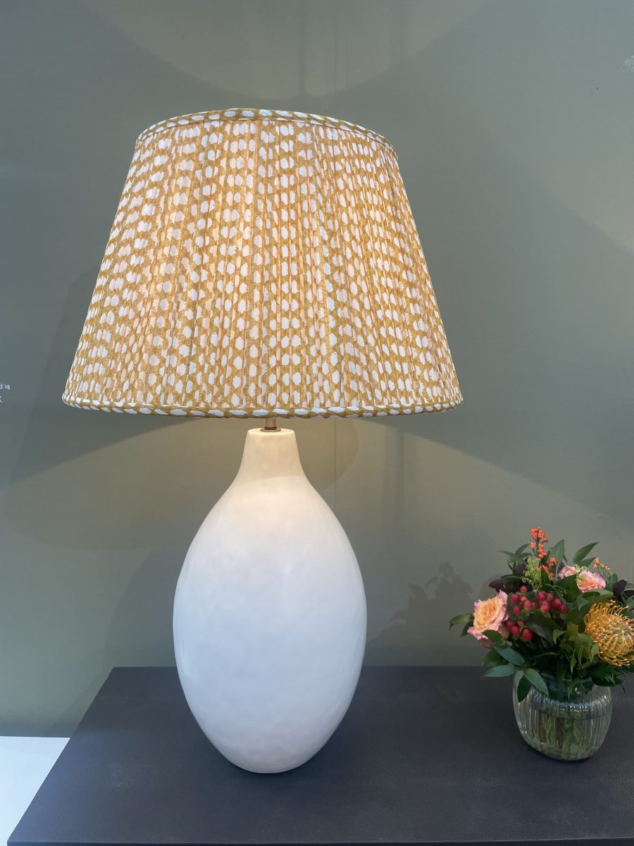 Lamp Large Round Gesso