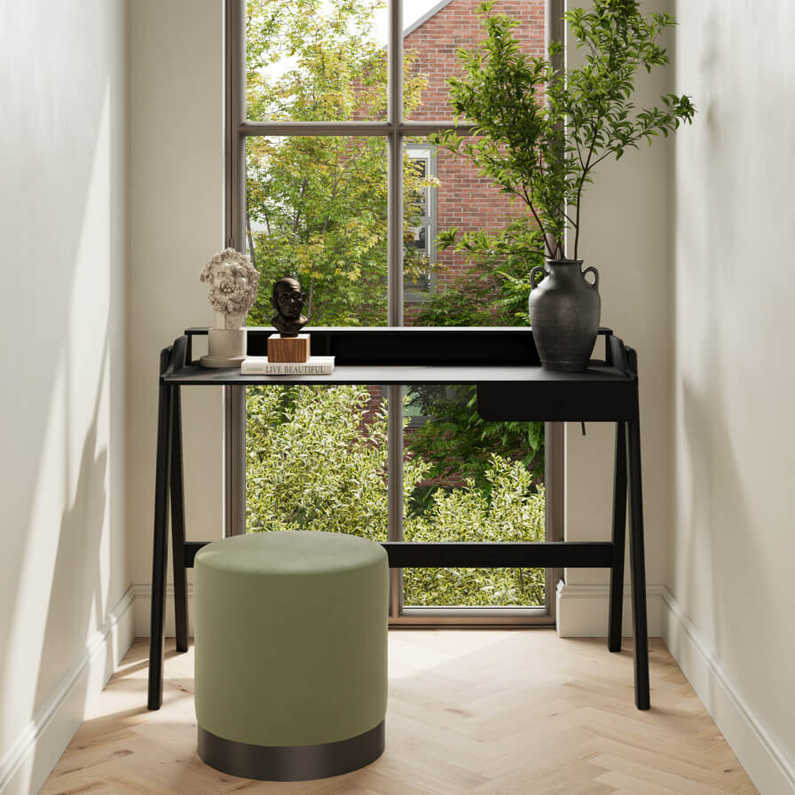 Lark Black Desk