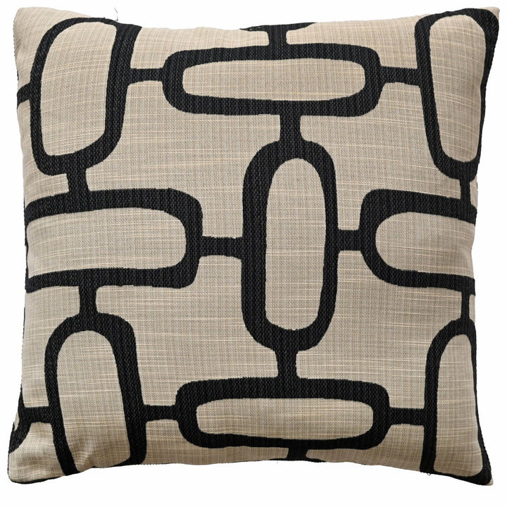 Malini Large Edison Black Cushion