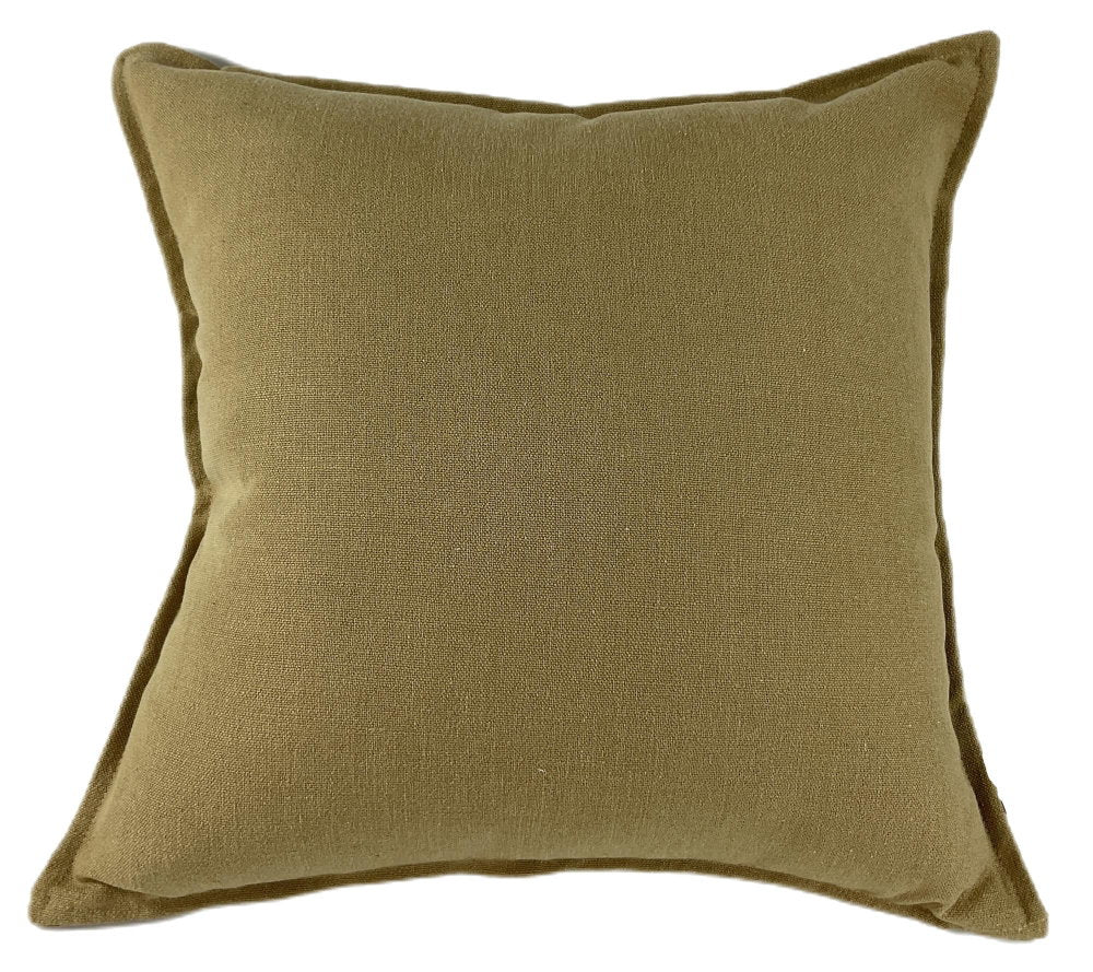 POLY LINEN MIX WITH FLANGE SAND 50 X 50