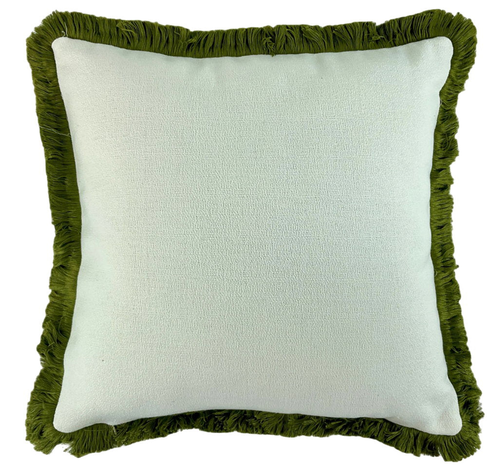 Malini Large Hugo Olive Cushion , Malini Large Hugo Olive Cushion
