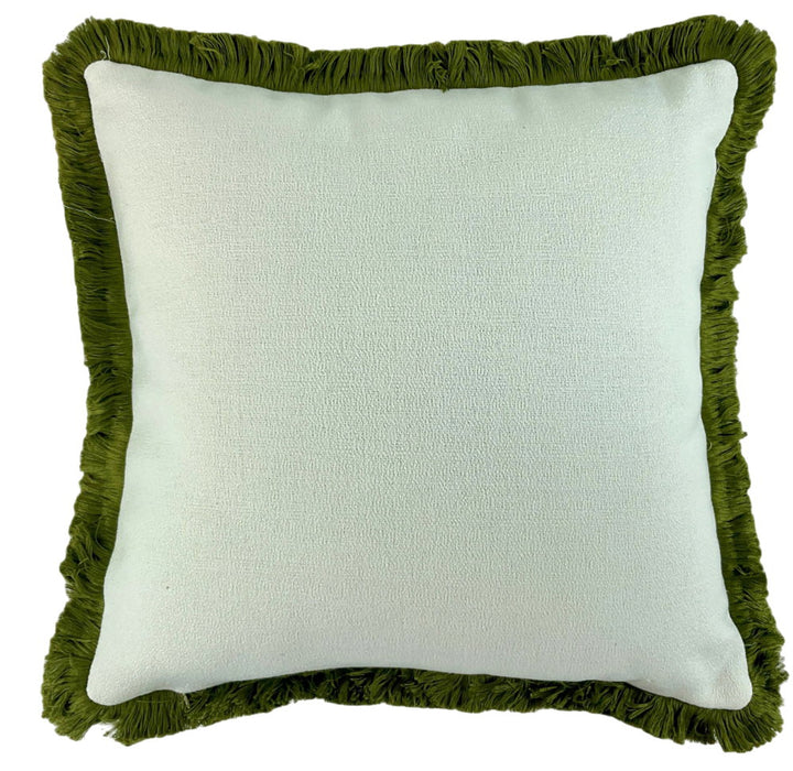 Malini Large Hugo Olive Cushion , Malini Large Hugo Olive Cushion