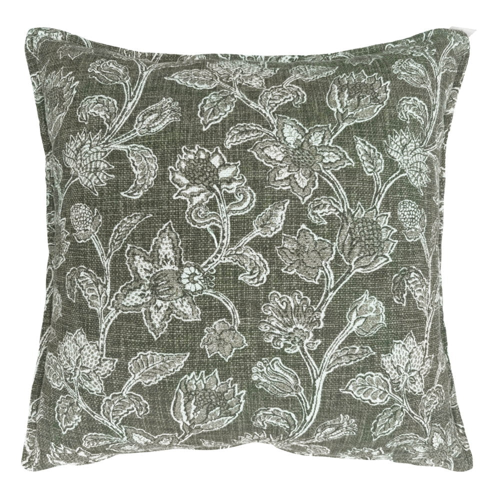 Malini Nadira Olive Cushion 