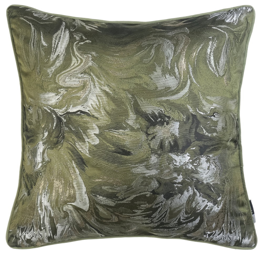 Malini Symphony Olive Cushion