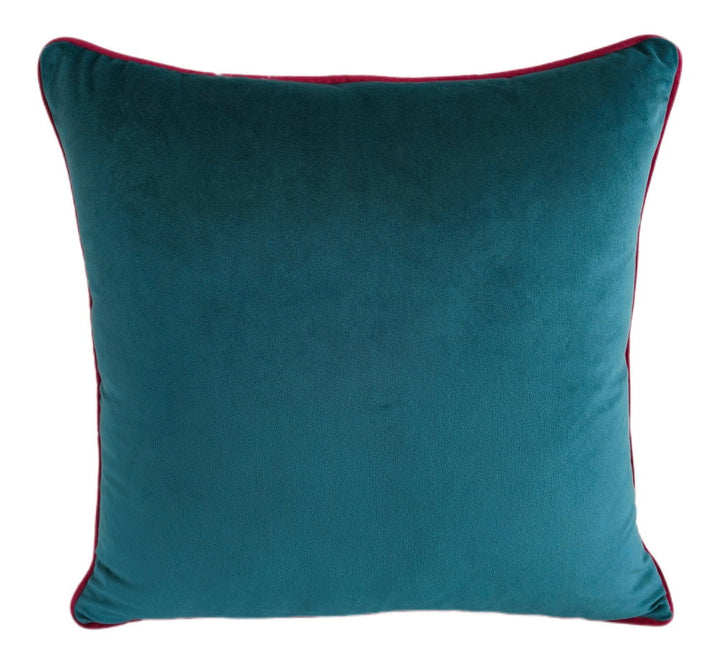 Paul Moneypenny Twofaced Teal And Fuschia Cushion