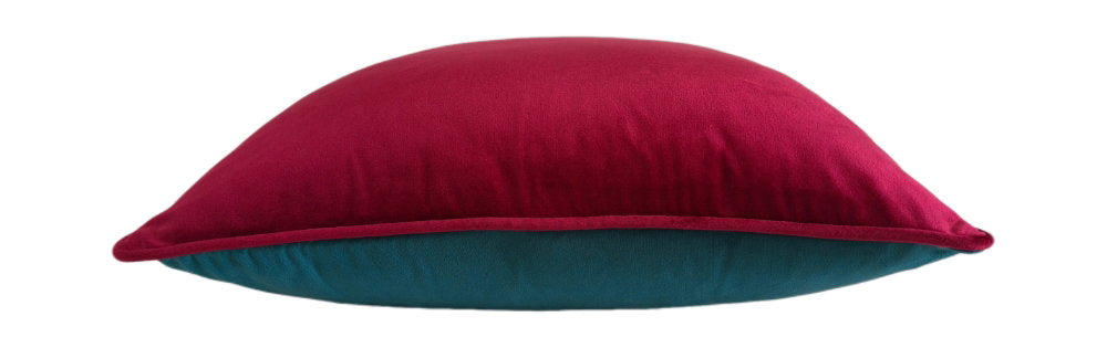 Paul Moneypenny Twofaced Teal And Fuschia Cushion