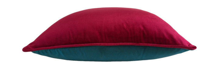 Paul Moneypenny Twofaced Teal And Fuschia Cushion