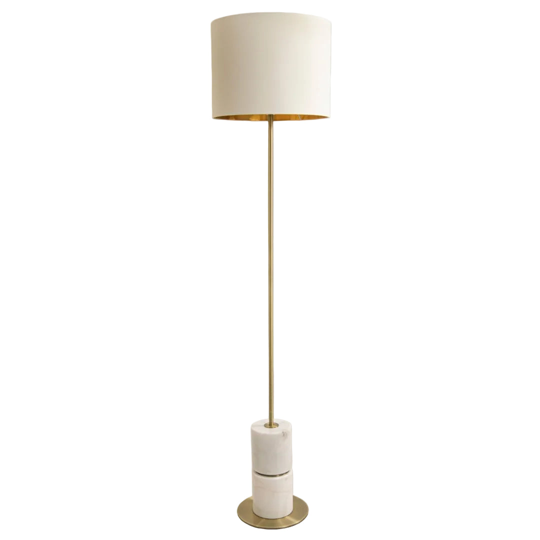 Malachai White Floor Lamp