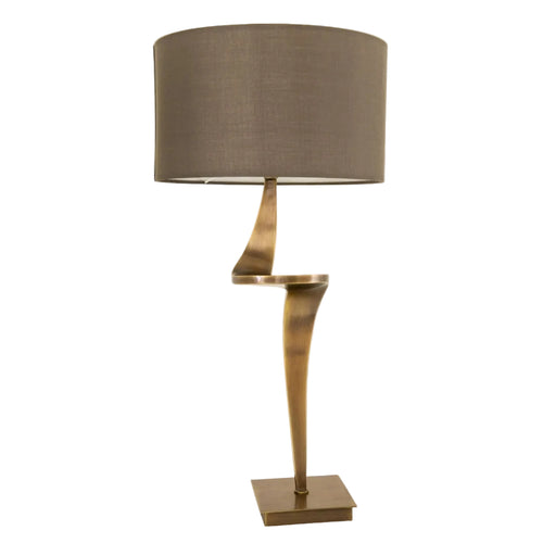 Nero Antique Brass Table Lamp