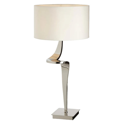 Nero Nickel Finish Table Lamp